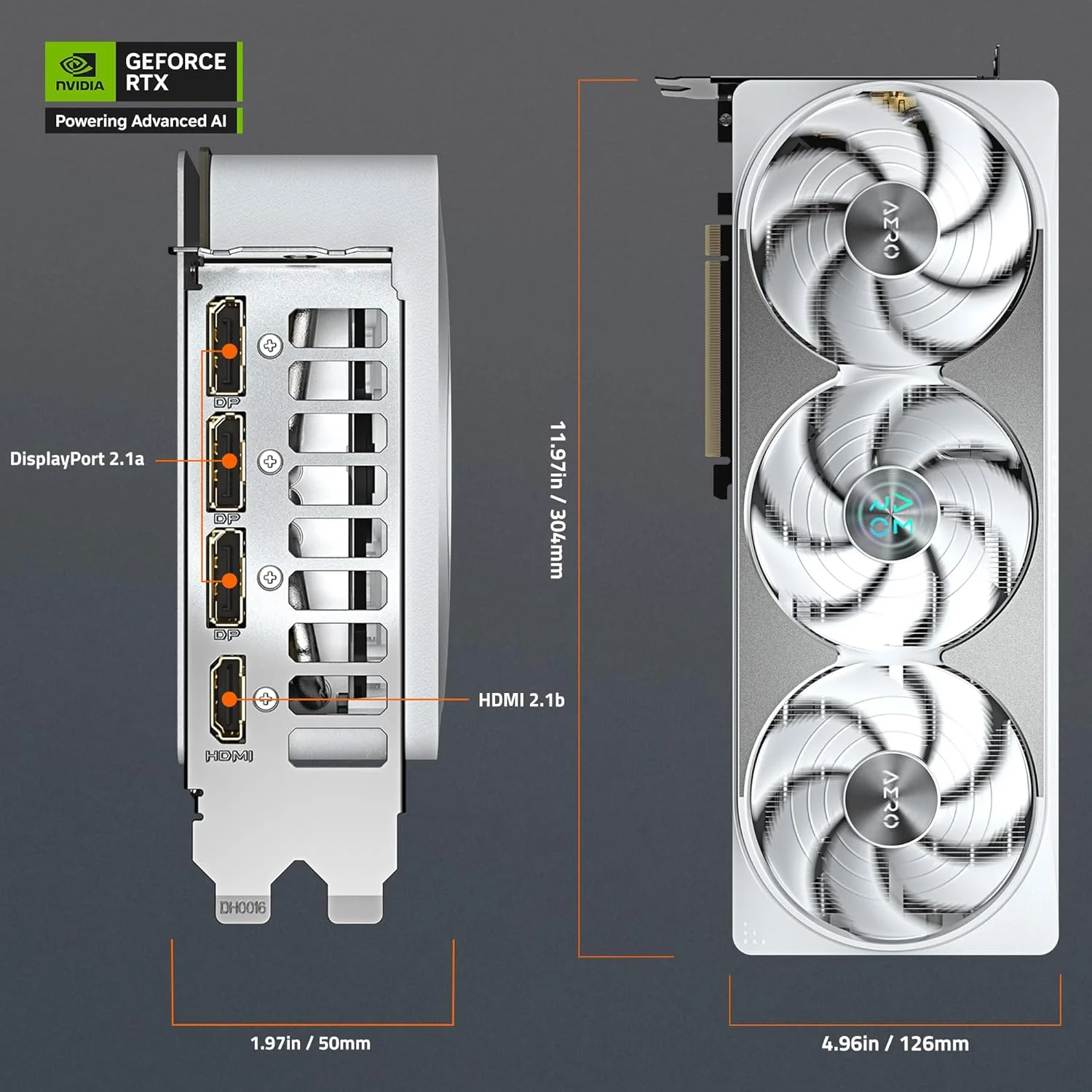 کارت گرافیک GIGABYTE GeForce RTX 5080 AERO OC SFF 16G، سیستم خنک کننده WINDFORCE، حافظه 16 گیگابایتی 256 بیتی GDDR7، کارت ویدیویی GV-N5080AERO OC-16GD کارت گرافیک GIGABYTE GeForce RTX 5080 AERO OC SFF 16G، سیستم خنک کننده WINDFORCE، حافظه 16 گیگابایتی 256 بیتی GDDR7، کارت ویدیویی GV-N5080AERO OC-16GD