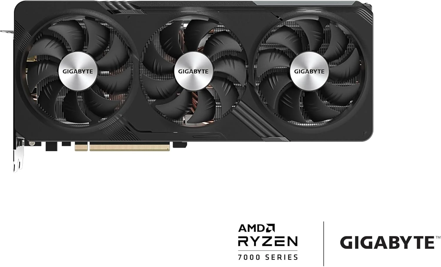 کارت گرافیک گیگابایت Radeon RX 7700 XT Gaming OC 12G، سه فن WINDFORCE، حافظه 12 گیگابایتی 192 بیتی GDDR6، کارت ویدیویی GV-R77XTGAMING OC-12GD