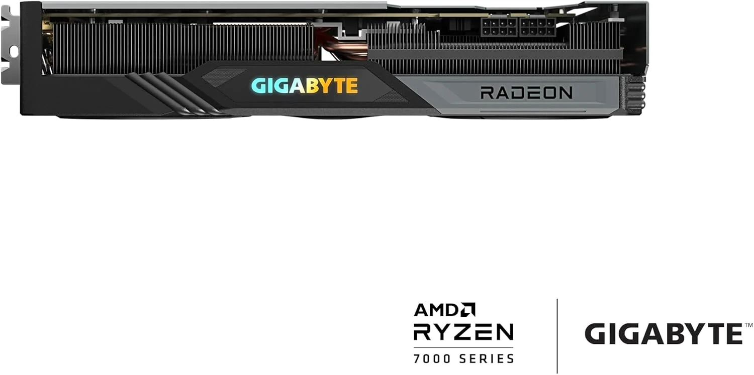 کارت گرافیک گیگابایت Radeon RX 7800 XT Gaming OC 16G، سه فن WINDFORCE، حافظه 16 گیگابایت 256 بیتی GDDR6، کارت ویدیویی GV-R78XTGAMING OC-16GD