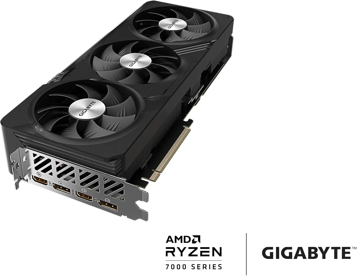 کارت گرافیک گیگابایت Radeon RX 7700 XT Gaming OC 12G، سه فن WINDFORCE، حافظه 12 گیگابایتی 192 بیتی GDDR6، کارت ویدیویی GV-R77XTGAMING OC-12GD