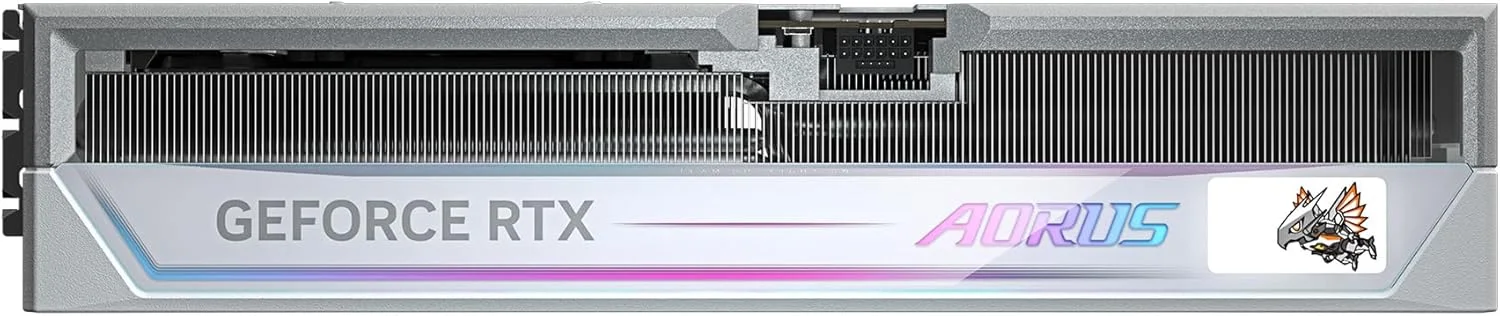 کارت گرافیک GIGABYTE AORUS GeForce RTX 5090 Master ICE 32G، سیستم خنک کننده WINDFORCE، حافظه 32 گیگابایت 512 بیتی GDDR7، کارت ویدیویی GV-N5090AORUSM ICE-32GD
