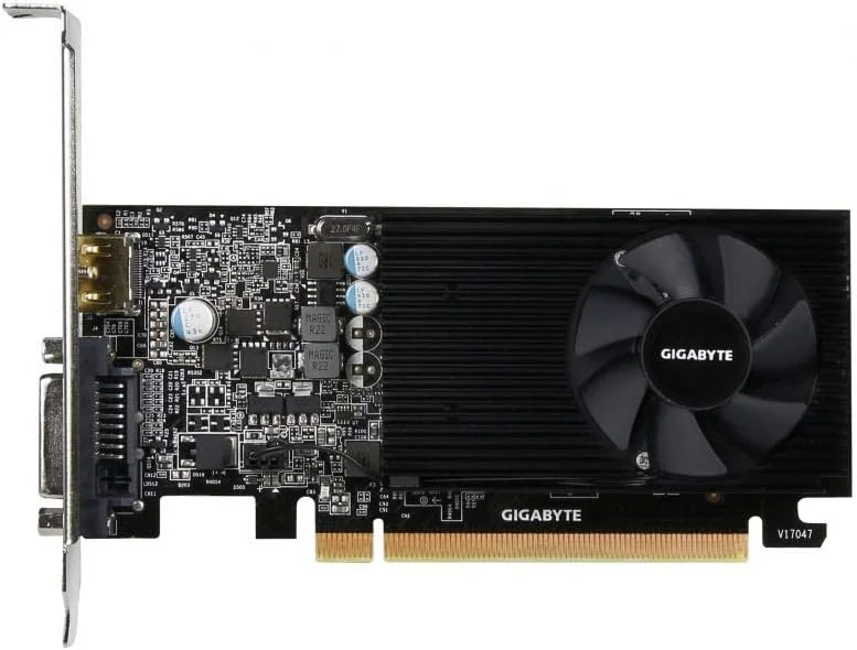 کارت گرافیک کامپیوتر گیگابایت GV-N1030D4-2GL GeForce GT 1030 با حافظه 2 گیگابایت DDR4 و طراحی Low Profile کارت گرافیک کامپیوتر گیگابایت GV-N1030D4-2GL GeForce GT 1030 با حافظه 2 گیگابایت DDR4 و طراحی Low Profile
