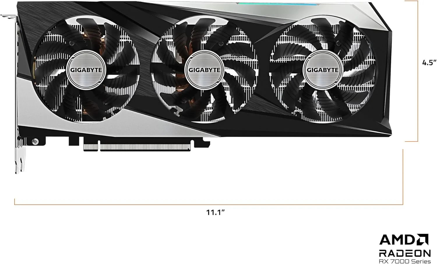 کارت گرافیک گیگابایت GV-R76GAMING OC-8GD Radeon RX 7600 Gaming OC 8G، فن های 3X WINDFORCE، حافظه 8 گیگابایت 128 بیتی GDDR6 کارت گرافیک گیگابایت GV-R76GAMING OC-8GD Radeon RX 7600 Gaming OC 8G، فن های 3X WINDFORCE، حافظه 8 گیگابایت 128 بیتی GDDR6