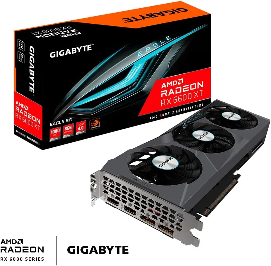 کارت گرافیک گیگابایت Radeon RX 6600 XT EAGLE 8GB کارت گرافیک گیگابایت Radeon RX 6600 XT EAGLE 8GB
