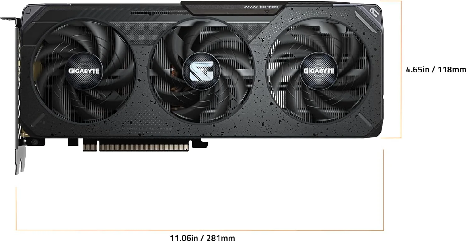 کارت گرافیک GIGABYTE Radeon RX 9060 XT Gaming OC 8G، PCIe 5.0، 8 گیگابایت GDDR6، کارت ویدیو GV-R9060XTGAMING OC-8GD