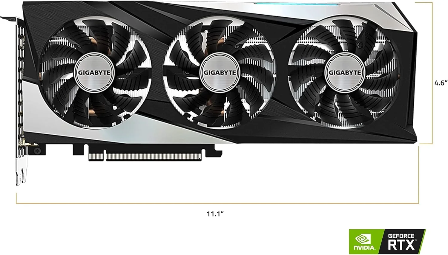 کارت گرافیک GIGABYTE GeForce RTX 3060 Gaming OC 12G (REV2.0)، فن های 3X WINDFORCE، حافظه 12 گیگابایتی GDDR6 192 بیتی، کارت گرافیک GV-N3060GAMING OC-12GD REV2.0