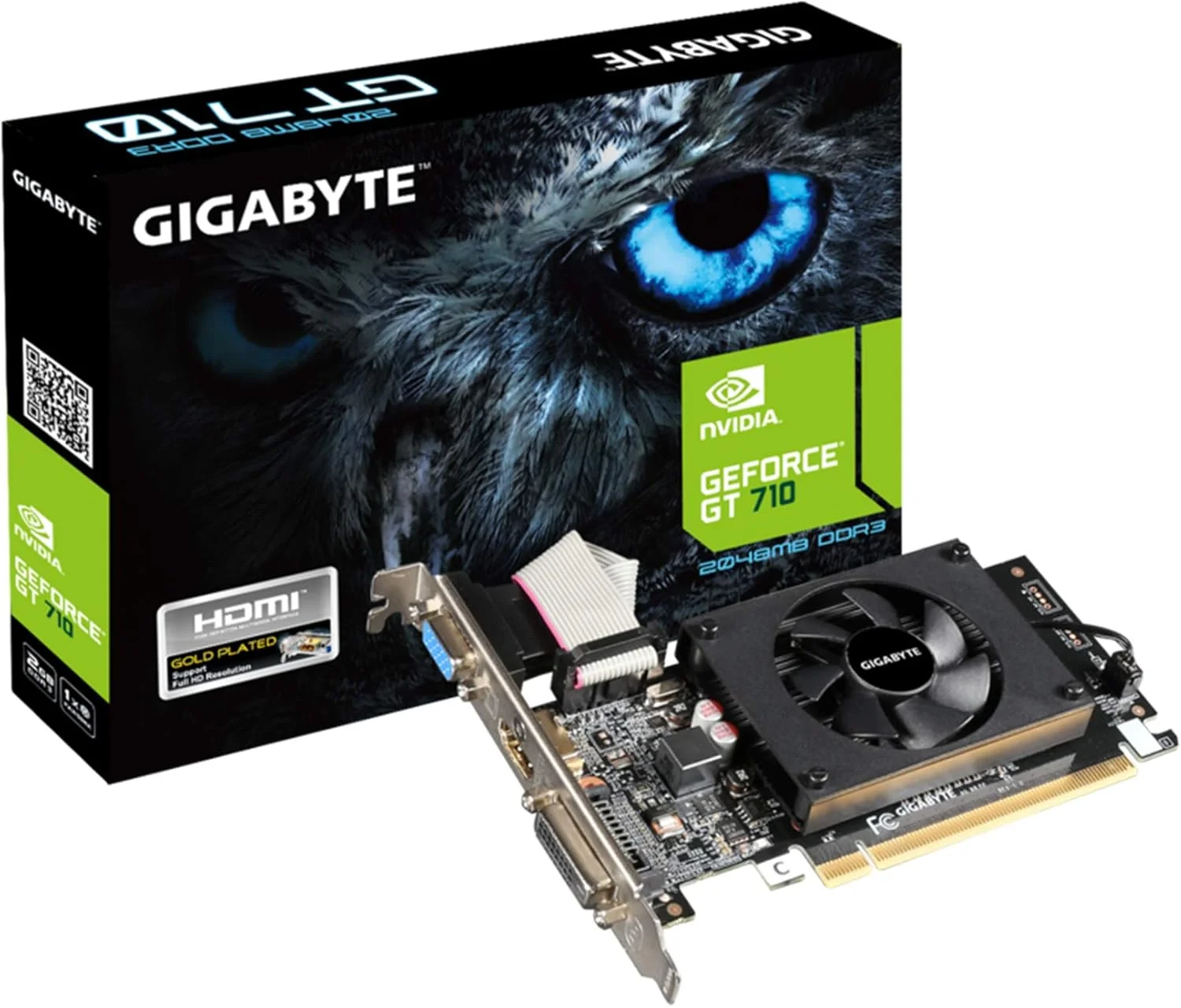 کارت گرافیک گیگابایت 2GB RAM DDR3 SDRAM مدل GV-N710D3-2GL REV2.0