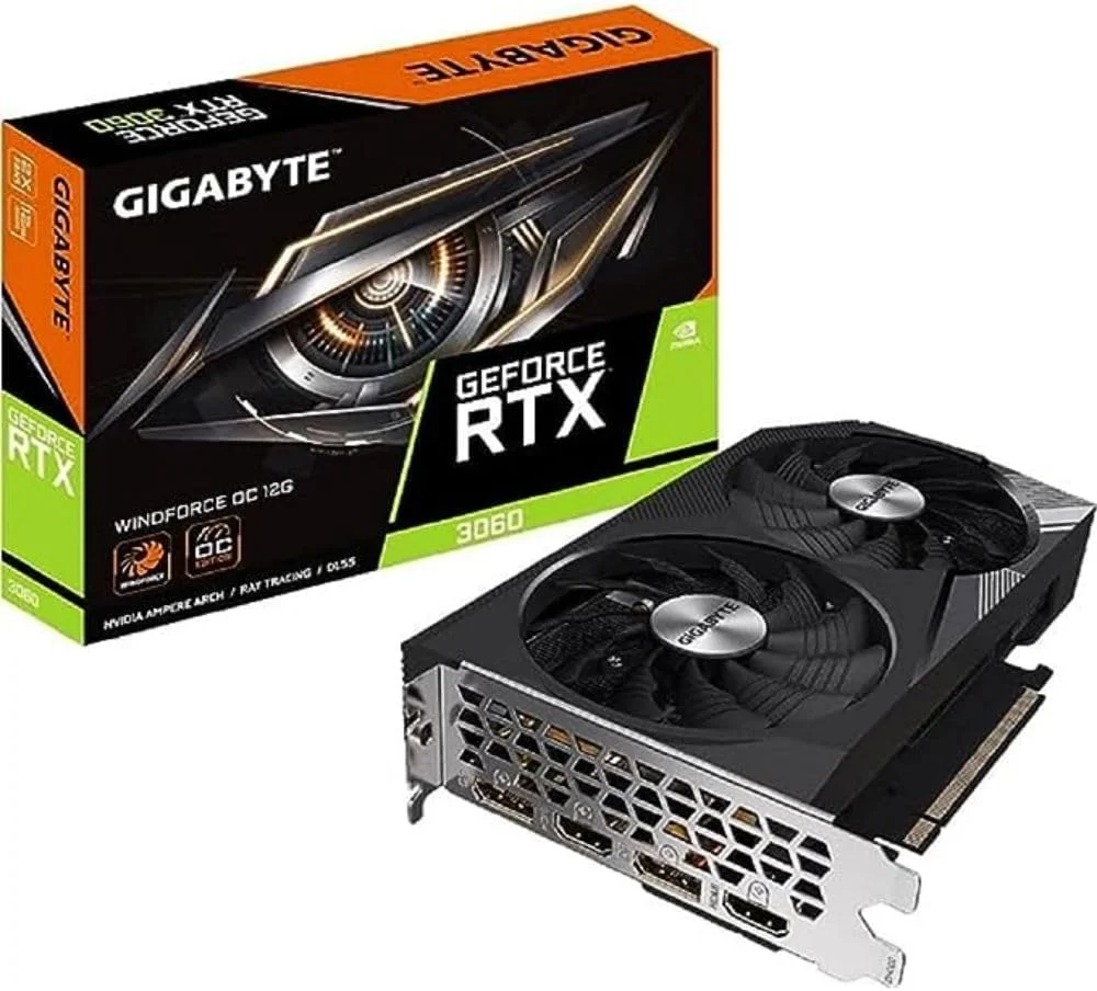 کارت گرافیک گیگابایت GBT RTX3060 12GB Windforce OC 2.0