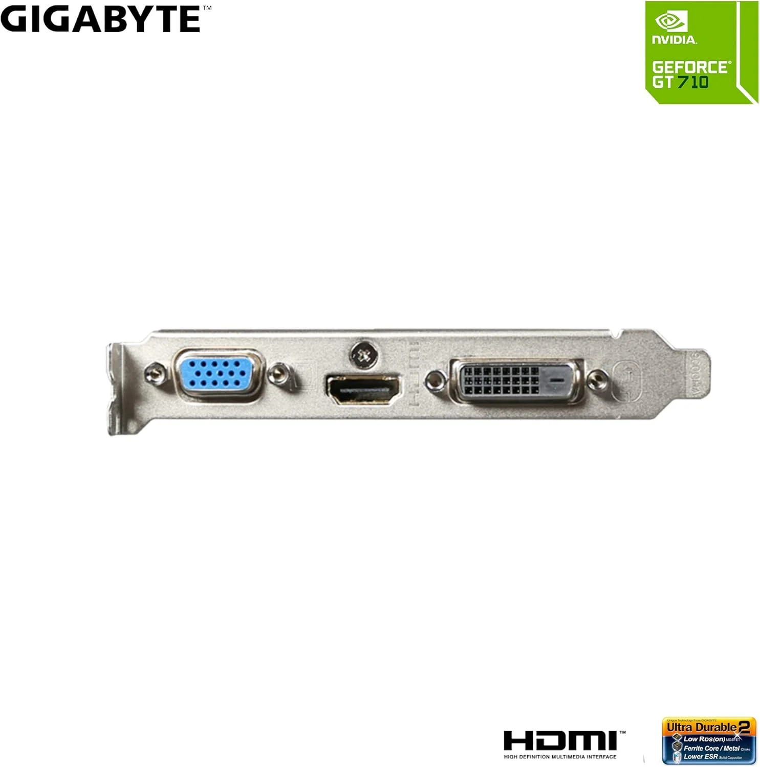 کارت گرافیک گیگابایت 2GB RAM DDR3 SDRAM مدل GV-N710D3-2GL REV2.0