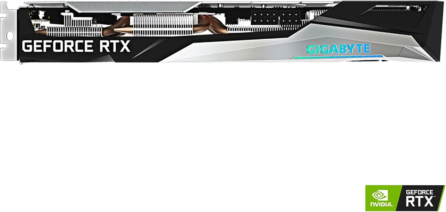 کارت گرافیک گیگابایت GeForce RTX 3060 Ti Gaming OC PRO 8G REV3.0، فن های 3X WINDFORCE، LHR، حافظه 8 گیگابایت 256 بیتی GDDR6، کارت ویدیو GV N306TGAMINGOC PRO 8GD R3