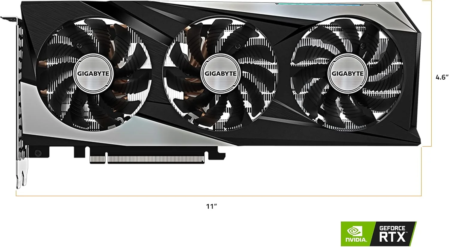 کارت گرافیک گیگابایت GeForce RTX 3060 Ti Gaming OC PRO 8G REV3.0، فن های 3X WINDFORCE، LHR، حافظه 8 گیگابایت 256 بیتی GDDR6، کارت ویدیو GV N306TGAMINGOC PRO 8GD R3