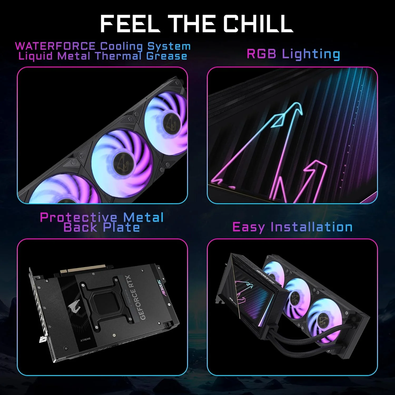 کارت گرافیک GIGABYTE AORUS GeForce RTX 5090 Xtreme WATERFORCE 32G، سیستم خنک کننده WATERFORCE All-in-one، حافظه 32 گیگابایت 512 بیتی GDDR7، کارت ویدیو GV-N5090AORUSX W-32GD کارت گرافیک GIGABYTE AORUS GeForce RTX 5090 Xtreme WATERFORCE 32G، سیستم خنک کننده WATERFORCE All-in-one، حافظه 32 گیگابایت 512 بیتی GDDR7، کارت ویدیو GV-N5090AORUSX W-32GD