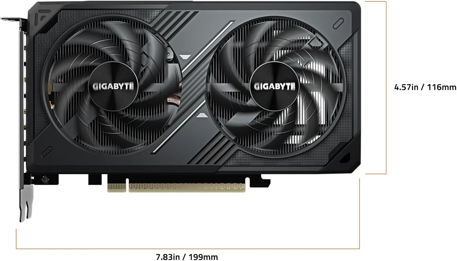 کارت گرافیک GIGABYTE GeForce RTX 5060 WINDFORCE MAX OC 8G، حافظه 8 گیگابایت GDDR7 128 بیتی، PCIe 5.0، سیستم خنک کننده WINDFORCE، کارت ویدیو GV-N5060WF2MAX OC-8GD