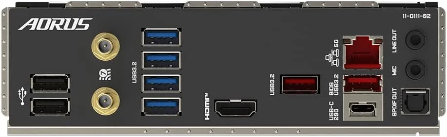 مادربرد گیگابایت Z790 AORUS PRO X WIFI7 - پشتیبانی از پردازنده های نسل 14 اینتل، VRM با فازهای 18+1+2، پشتیبانی از DDR5 تا 8266 مگاهرتز (OC)، 1xPCIe 5.0 + 4xPCIe 4.0 M.2، Wi-Fi 7، LAN 5GbE، USB 3.2 Gen 2