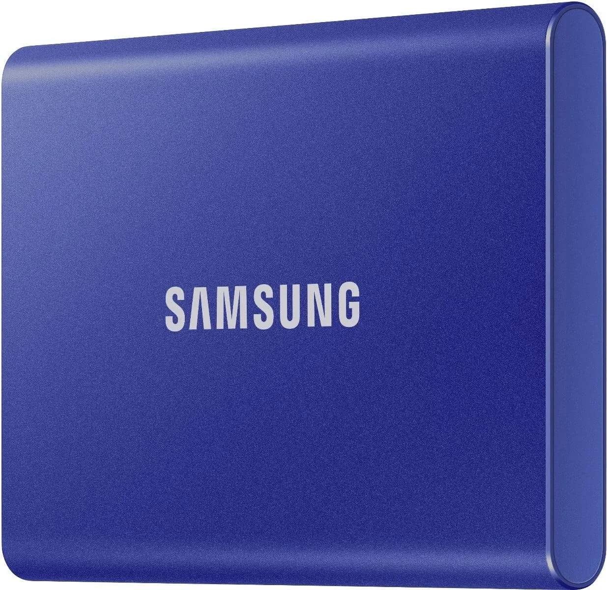 حافظه اس اس دی اکسترنال سامسونگ T7 - ظرفیت 1 ترابایت - USB 3.2 Gen.2 - رنگ آبی نیلی (MU-PC1T0H/WW) حافظه اس اس دی اکسترنال سامسونگ T7 - ظرفیت 1 ترابایت - USB 3.2 Gen.2 - رنگ آبی نیلی (MU-PC1T0H/WW)