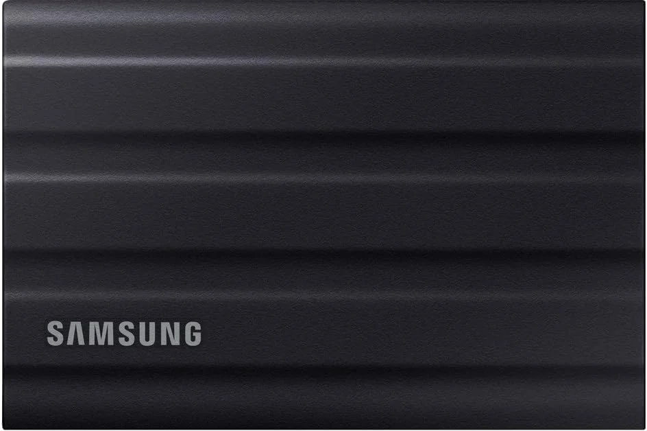 درایو حالت جامد قابل حمل سامسونگ T7 Shield USB 3.2 با ظرفیت 1 ترابایت، مقاوم در برابر آب IP65، SSD اکسترنال سازگار با PC/Mac/Android/کنسول های بازی، مدل MU-PE1T0S/WW، سال 2023، مشکی درایو حالت جامد قابل حمل سامسونگ T7 Shield USB 3.2 با ظرفیت 1 ترابایت، مقاوم در برابر آب IP65، SSD اکسترنال سازگار با PC/Mac/Android/کنسول های بازی، مدل MU-PE1T0S/WW، سال 2023، مشکی