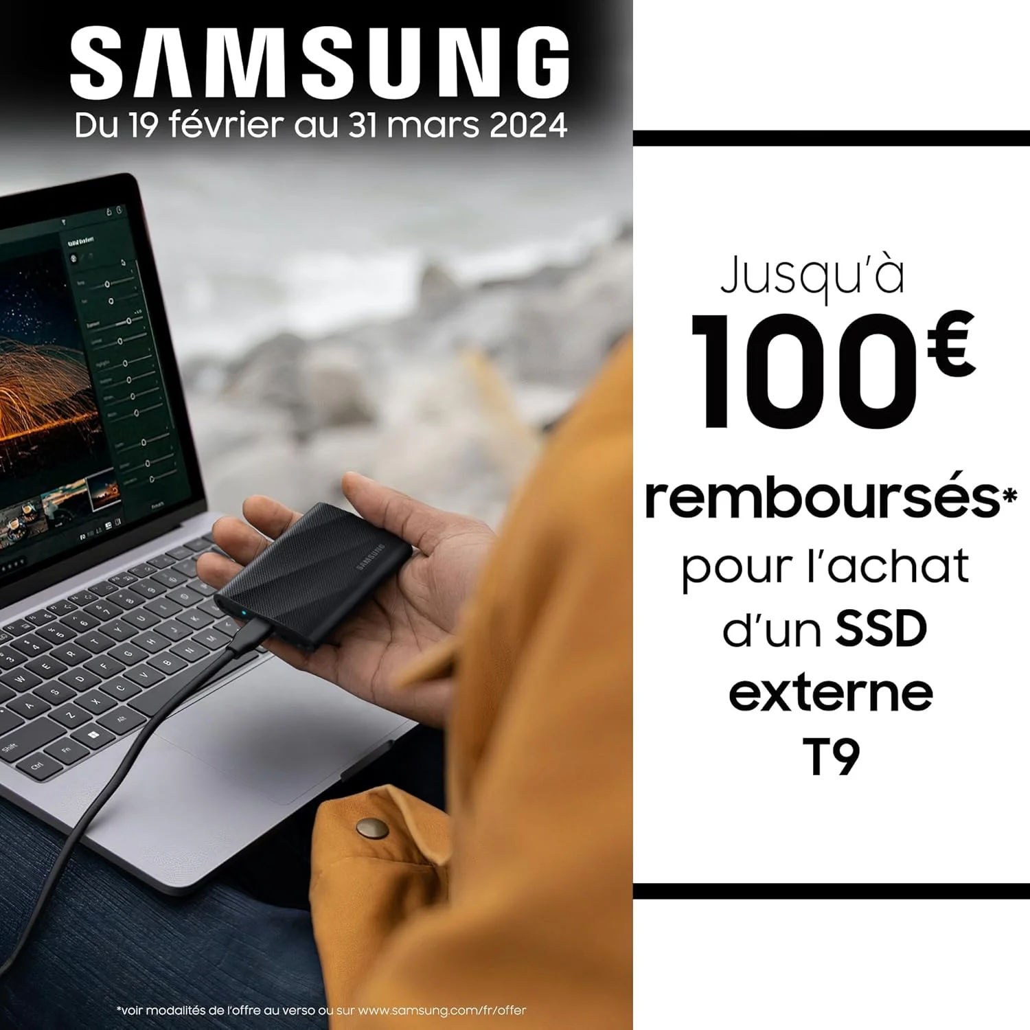 حافظه اس اس دی اکسترنال سامسونگ مدل MU-PG2T0B/EU T9 با ظرفیت 2 ترابایت، سرعت خواندن 2000 مگابایت بر ثانیه، سرعت نوشتن 2000 مگابایت بر ثانیه، USB 3.2 Gen.2x2، هارد اکسترنال برای کاربران حرفه ای، سازگار با مک، کامپیوتر، تلفن هوشمند و دوربین های 12K حافظه اس اس دی اکسترنال سامسونگ مدل MU-PG2T0B/EU T9 با ظرفیت 2 ترابایت، سرعت خواندن 2000 مگابایت بر ثانیه، سرعت نوشتن 2000 مگابایت بر ثانیه، USB 3.2 Gen.2x2، هارد اکسترنال برای کاربران حرفه ای، سازگار با مک، کامپیوتر، تلفن هوشمند و دوربین های 12K