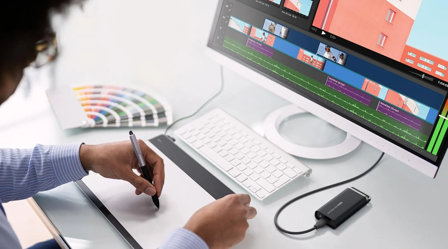 حافظه اس اس دی اکسترنال قابل حمل سامسونگ T5 EVO با ظرفیت 8 ترابایت، USB 3.2 Gen 1، سرعت خواندن ترتیبی تا 460 مگابایت بر ثانیه، مناسب برای بازی و تولید محتوا، مدل MU-PH8T0S/AM، رنگ مشکی حافظه اس اس دی اکسترنال قابل حمل سامسونگ T5 EVO با ظرفیت 8 ترابایت، USB 3.2 Gen 1، سرعت خواندن ترتیبی تا 460 مگابایت بر ثانیه، مناسب برای بازی و تولید محتوا، مدل MU-PH8T0S/AM، رنگ مشکی