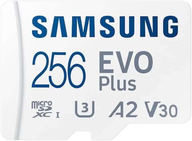 کارت حافظه MICRO SD سامسونگ EVO PLUS با ظرفیت 256 گیگابایت به همراه آداپتور