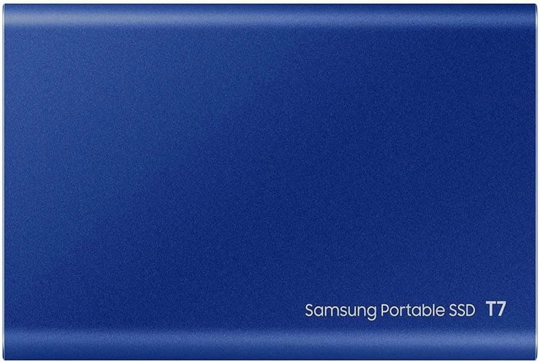 حافظه اس اس دی اکسترنال 2 ترابایتی سامسونگ مدل Portable T7 USB 3.2 Gen2 آبی حافظه اس اس دی اکسترنال 2 ترابایتی سامسونگ مدل Portable T7 USB 3.2 Gen2 آبی