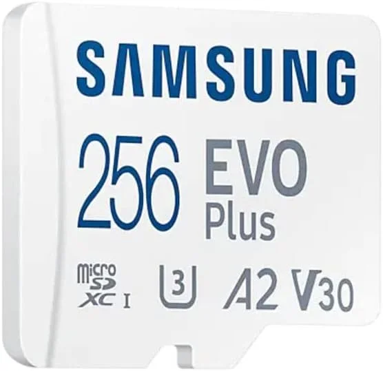کارت حافظه MICRO SD سامسونگ EVO PLUS با ظرفیت 256 گیگابایت به همراه آداپتور کارت حافظه MICRO SD سامسونگ EVO PLUS با ظرفیت 256 گیگابایت به همراه آداپتور