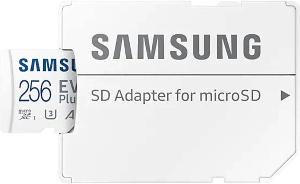 کارت حافظه MICRO SD سامسونگ EVO PLUS با ظرفیت 256 گیگابایت به همراه آداپتور کارت حافظه MICRO SD سامسونگ EVO PLUS با ظرفیت 256 گیگابایت به همراه آداپتور