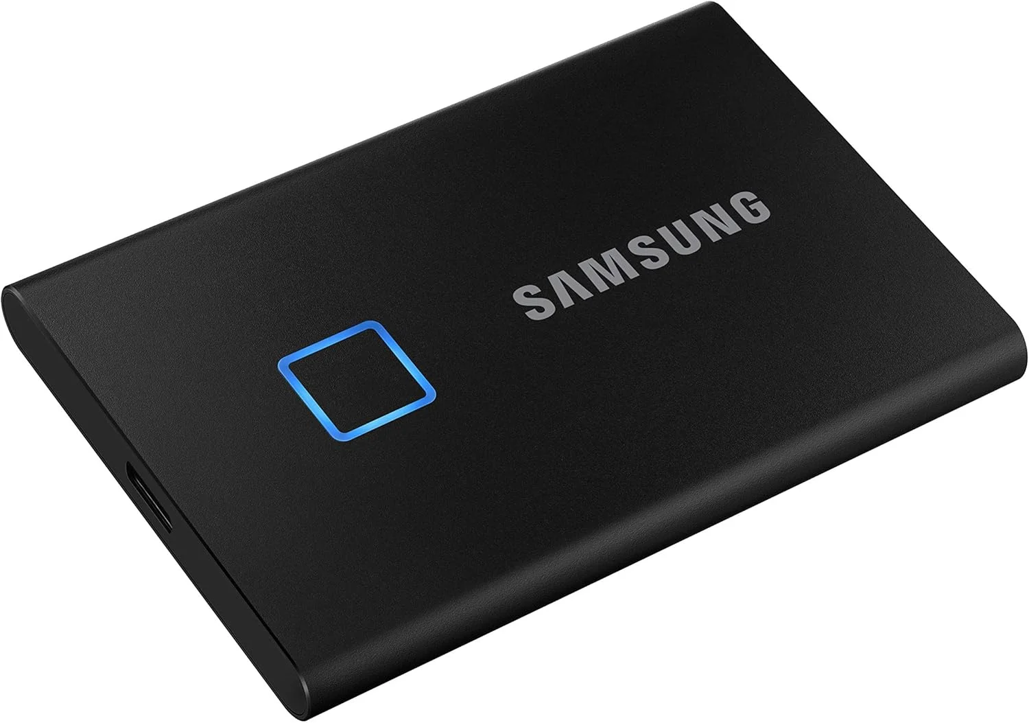 حافظه اس اس دی اکسترنال سامسونگ مدل MU-PC1T0K/WW T7 TOUCH با USB 3.2 و امنیت اثر انگشت و رمز عبور - 1 ترابایت، مشکی