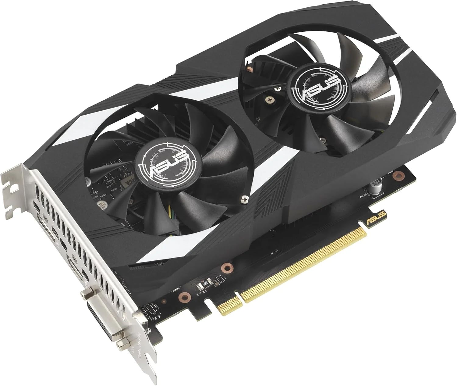 کارت گرافیک ایسوس Dual NVIDIA GeForce RTX 3050 6GB OC Edition Gaming - PCIe 4.0، حافظه 6GB GDDR6، HDMI 2.1، DisplayPort 1.4a، طراحی 2 اسلات، طراحی فن Axial-tech، فناوری 0dB، براکت فولادی کارت گرافیک ایسوس Dual NVIDIA GeForce RTX 3050 6GB OC Edition Gaming - PCIe 4.0، حافظه 6GB GDDR6، HDMI 2.1، DisplayPort 1.4a، طراحی 2 اسلات، طراحی فن Axial-tech، فناوری 0dB، براکت فولادی