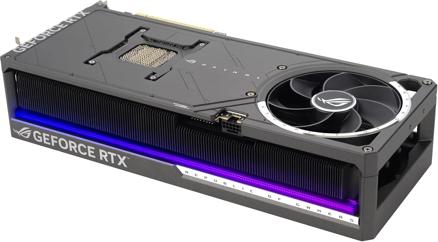 کارت گرافیک گیمینگ ایسوس ROG Astral GeForce RTX™ 5090 OC Edition (PCIe® 5.0, 32GB GDDR7, HDMI®/DP 2.1, 3.8-Slot, طراحی 4 فن, فن های Axial-tech, محفظه بخار ثبت شده, پد حرارتی تغییر فاز GPU) کارت گرافیک گیمینگ ایسوس ROG Astral GeForce RTX™ 5090 OC Edition (PCIe® 5.0, 32GB GDDR7, HDMI®/DP 2.1, 3.8-Slot, طراحی 4 فن, فن های Axial-tech, محفظه بخار ثبت شده, پد حرارتی تغییر فاز GPU)