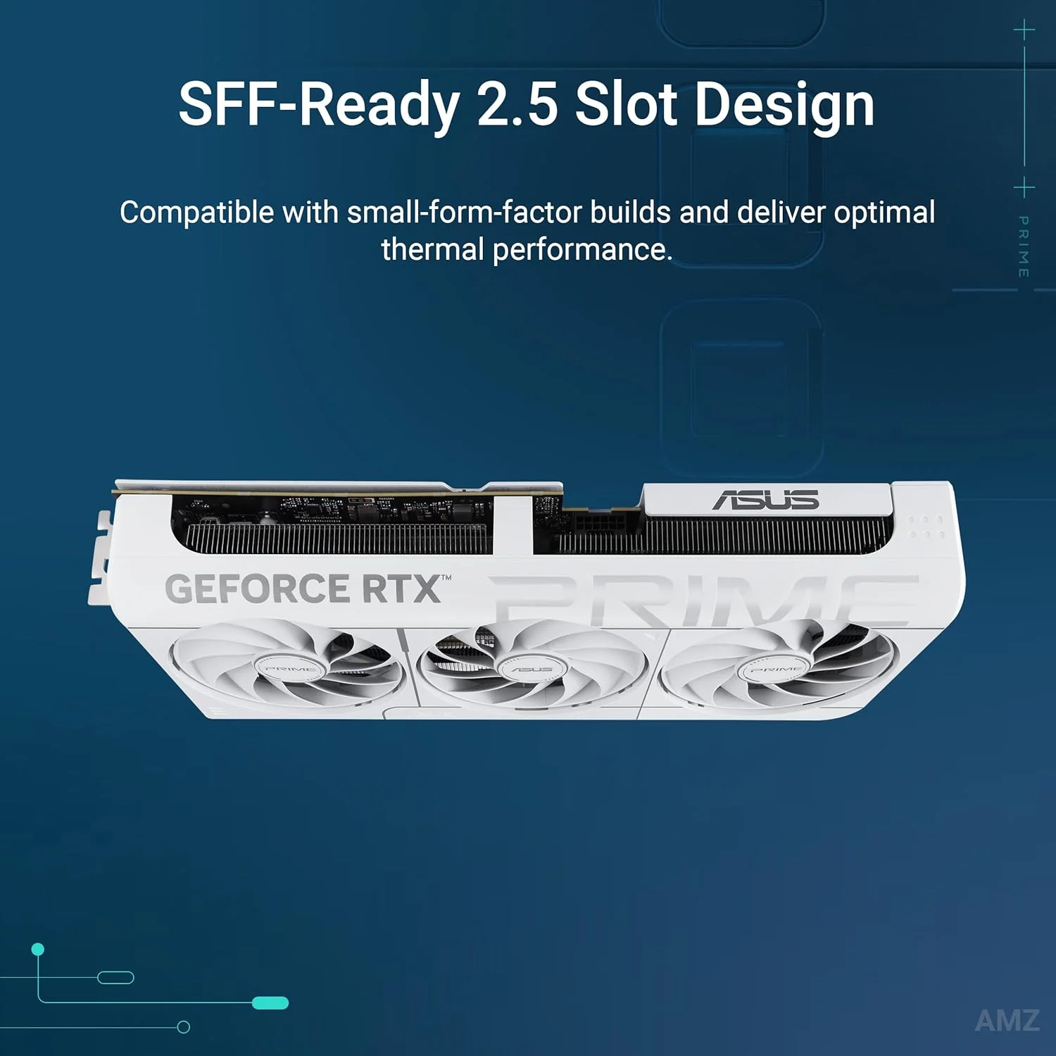 کارت گرافیک ASUS Prime GeForce RTX™ 5070 12GB GDDR7 White OC Edition (PCIe® 5.0, 12GB GDDR7, HDMI®/DP 2.1, 2.5-Slot, Axial-tech Fans, Dual BIOS) مناسب SFF کارت گرافیک ASUS Prime GeForce RTX™ 5070 12GB GDDR7 White OC Edition (PCIe® 5.0, 12GB GDDR7, HDMI®/DP 2.1, 2.5-Slot, Axial-tech Fans, Dual BIOS) مناسب SFF