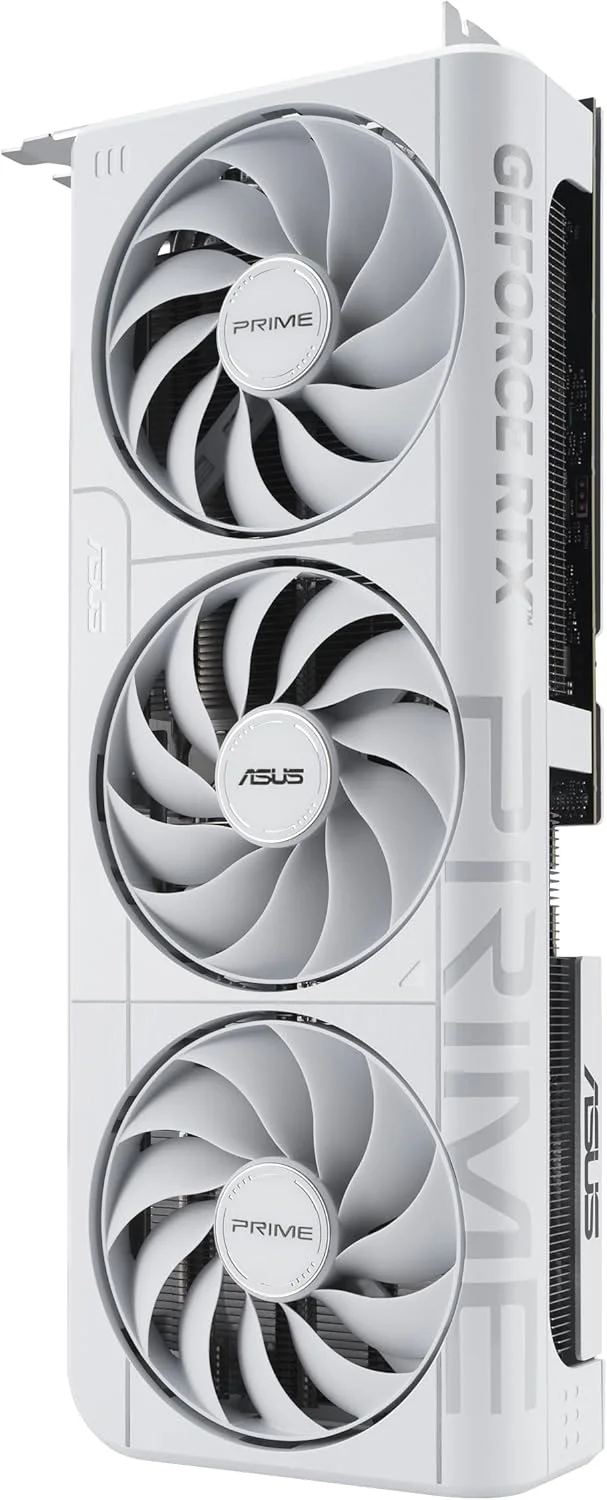 کارت گرافیک ASUS Prime GeForce RTX™ 5070 12GB GDDR7 White OC Edition (PCIe® 5.0, 12GB GDDR7, HDMI®/DP 2.1, 2.5-Slot, Axial-tech Fans, Dual BIOS) مناسب SFF کارت گرافیک ASUS Prime GeForce RTX™ 5070 12GB GDDR7 White OC Edition (PCIe® 5.0, 12GB GDDR7, HDMI®/DP 2.1, 2.5-Slot, Axial-tech Fans, Dual BIOS) مناسب SFF