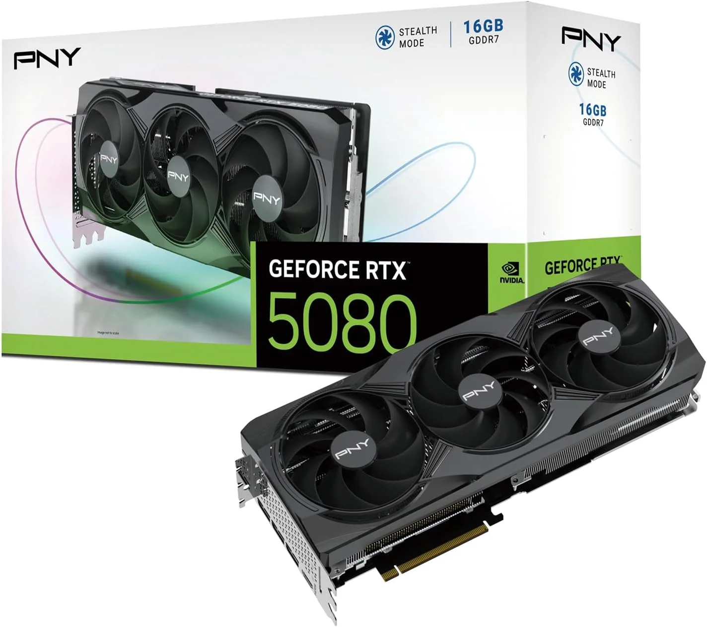کارت گرافیک PNY GeForce RTX 5080 با سه فن