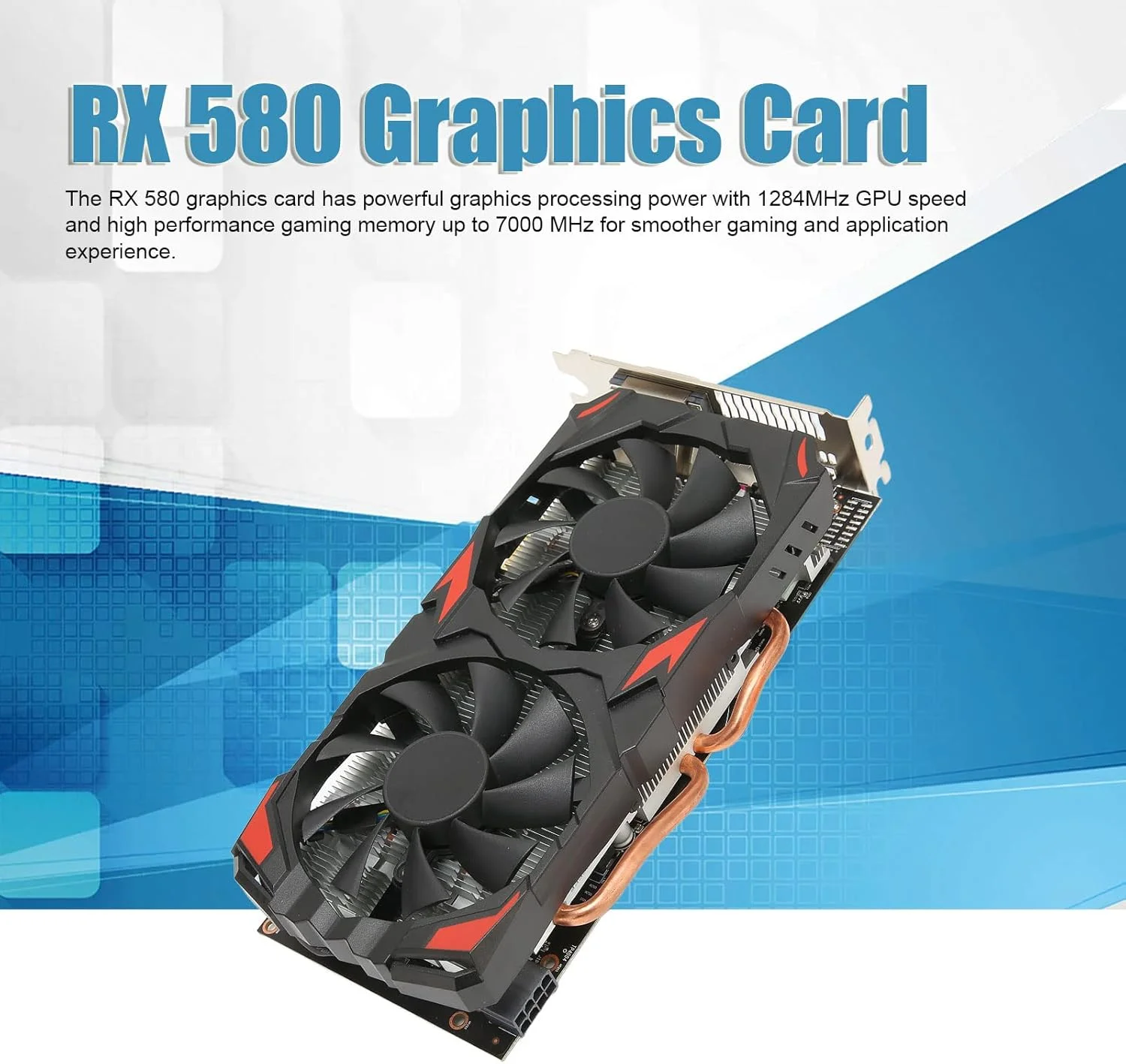 کارت گرافیک Dilwe AMD Radeon RX 580، هشت گیگابایت GDDR5، 256 بیتی، دو فن، DP HDMI DVI، شانزده PCIe 3.0، 8K، 3840x2160، مناسب دسکتاپ، گیمینگ و رسانه HD کارت گرافیک Dilwe AMD Radeon RX 580، هشت گیگابایت GDDR5، 256 بیتی، دو فن، DP HDMI DVI، شانزده PCIe 3.0، 8K، 3840x2160، مناسب دسکتاپ، گیمینگ و رسانه HD