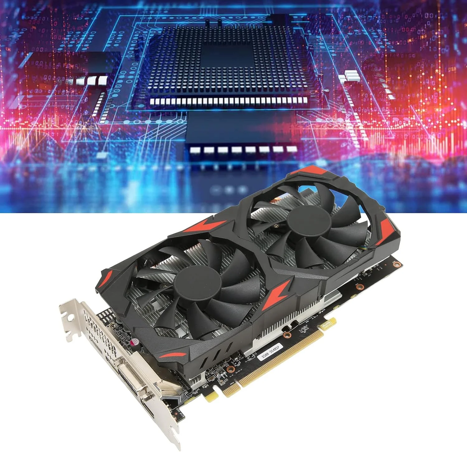 کارت گرافیک Dilwe AMD Radeon RX 580، هشت گیگابایت GDDR5، 256 بیتی، دو فن، DP HDMI DVI، شانزده PCIe 3.0، 8K، 3840x2160، مناسب دسکتاپ، گیمینگ و رسانه HD کارت گرافیک Dilwe AMD Radeon RX 580، هشت گیگابایت GDDR5، 256 بیتی، دو فن، DP HDMI DVI، شانزده PCIe 3.0، 8K، 3840x2160، مناسب دسکتاپ، گیمینگ و رسانه HD