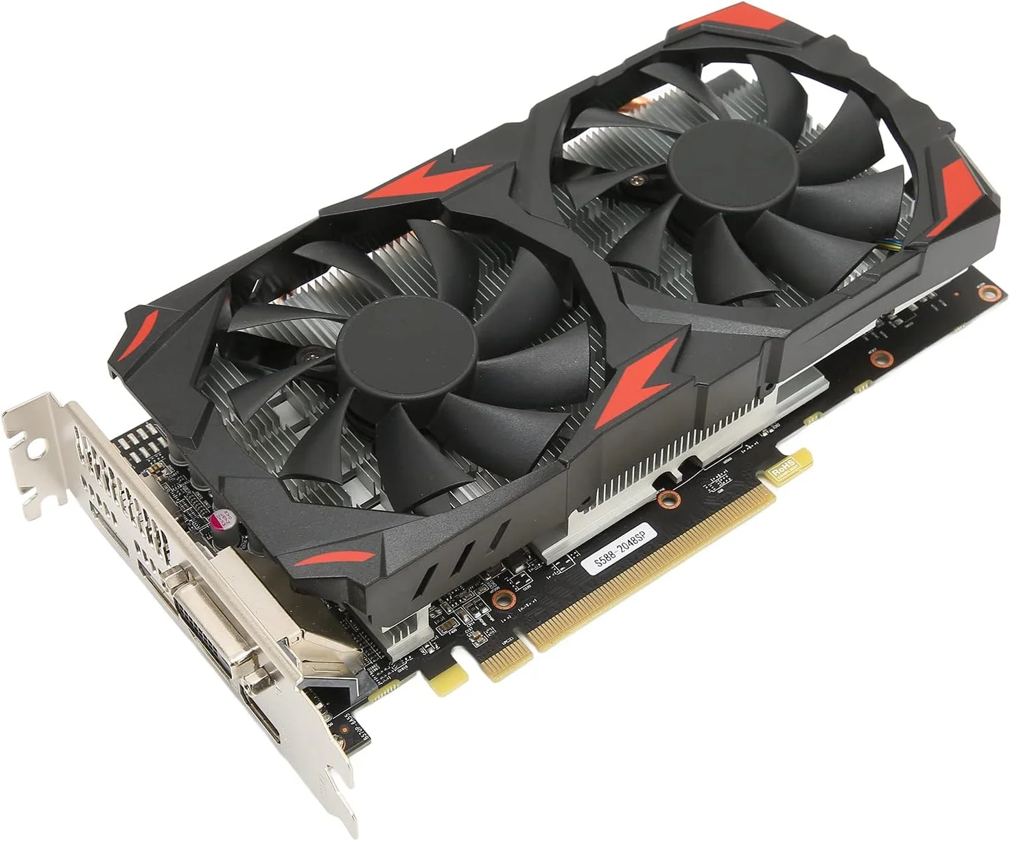 کارت گرافیک Dilwe AMD Radeon RX 580، هشت گیگابایت GDDR5، 256 بیتی، دو فن، DP HDMI DVI، شانزده PCIe 3.0، 8K، 3840x2160، مناسب دسکتاپ، گیمینگ و رسانه HD کارت گرافیک Dilwe AMD Radeon RX 580، هشت گیگابایت GDDR5، 256 بیتی، دو فن، DP HDMI DVI، شانزده PCIe 3.0، 8K، 3840x2160، مناسب دسکتاپ، گیمینگ و رسانه HD