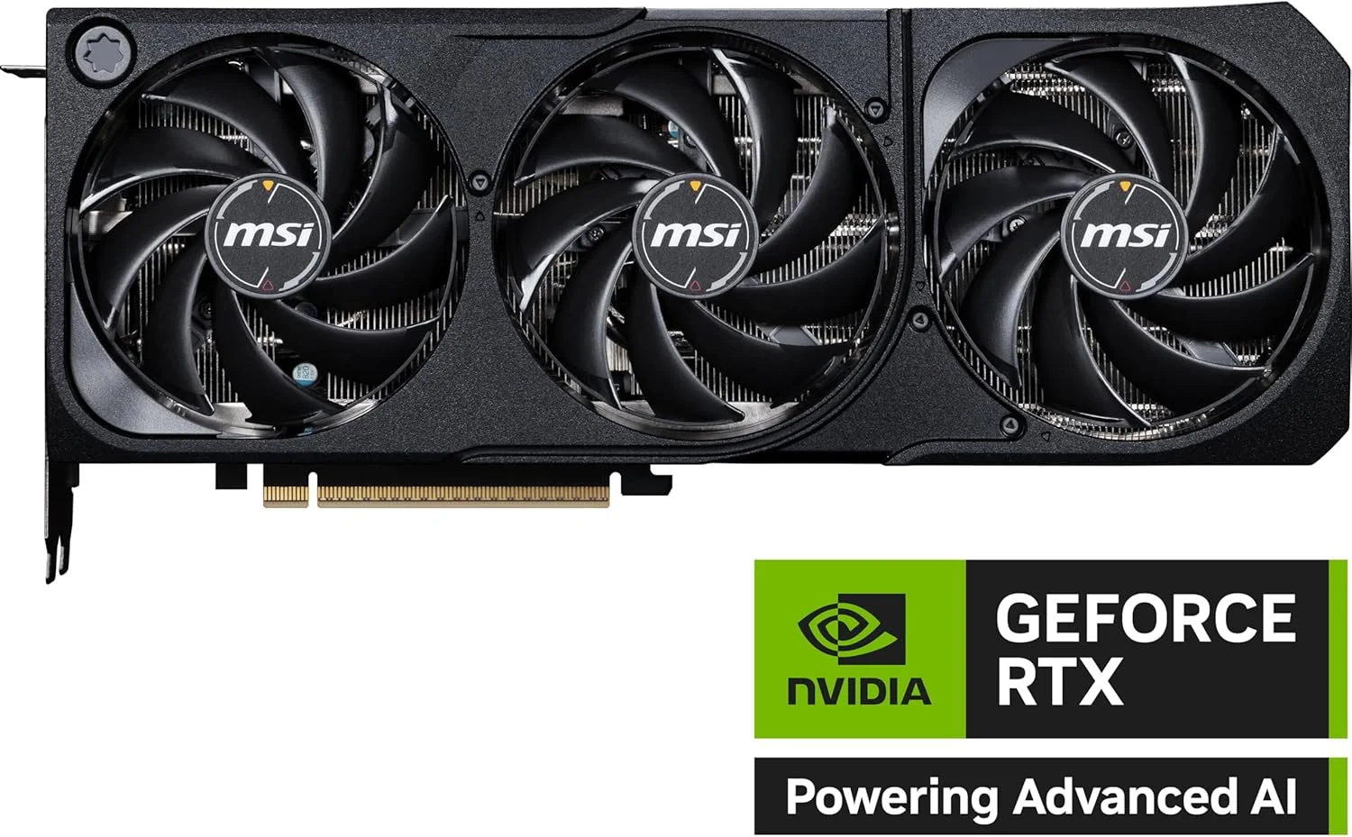 کارت گرافیک MSI Gaming RTX 5070 TI 16G Shadow 3X OC (16 گیگابایت GDDR7، 256 بیتی، عملکرد فوق العاده: 2497 مگاهرتز، DisplayPort x3 2.1a، HDMI 2.1b، معماری NVIDIA Blackwell)