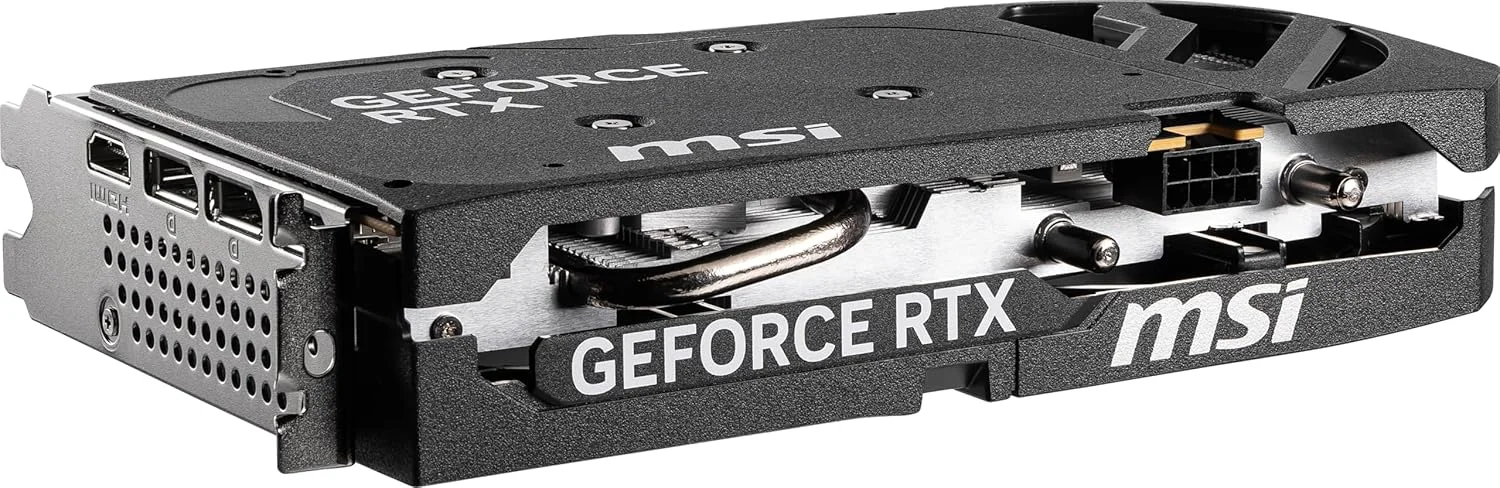کارت گرافیک ام اس آی GeForce RTX 5060 8G SHADOW 2X OC - حافظه 8 گیگابایت GDDR7 (28Gbps/128-bit)، PCIe 5.0 - HDMI 2.1b، 3 پورت DisplayPort 2.1b