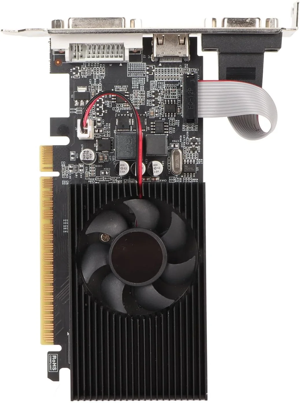 کارت گرافیک Jectse GT730، کارت گرافیک گیمینگ 4 گیگابایتی 128 بیتی DDR3B با فن خنک کننده، پشتیبانی از PCI Express 2.0 با سرعت بالا، کارت گرافیک ویدیویی DVI VGA HDMI کارت گرافیک Jectse GT730، کارت گرافیک گیمینگ 4 گیگابایتی 128 بیتی DDR3B با فن خنک کننده، پشتیبانی از PCI Express 2.0 با سرعت بالا، کارت گرافیک ویدیویی DVI VGA HDMI