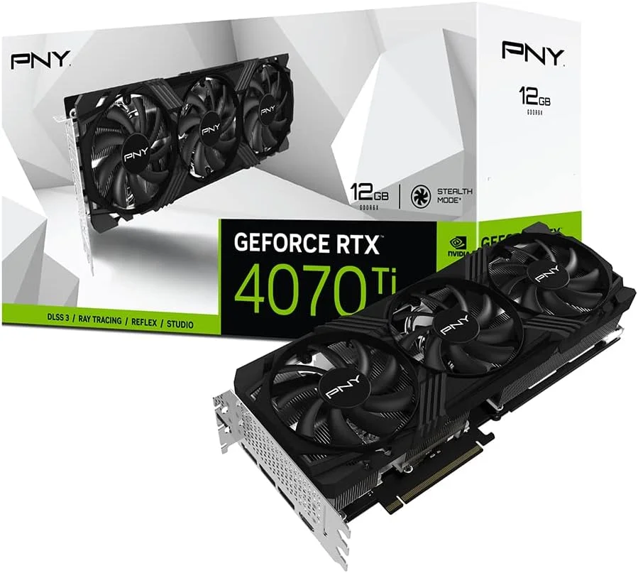 کارت گرافیک PNY GEFORCE RTX™ 4070Ti 12GB VERTO DLSS 3 با سه فن