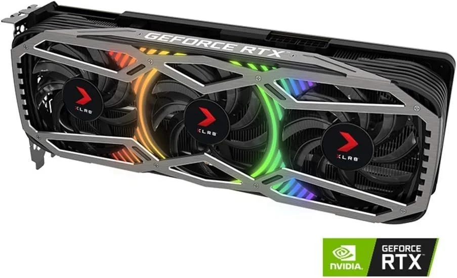 کارت گرافیک گیمینگ PNY GeForce RTX 3090 XLR8 24GB REVEL EPIC-X RGB Triple Fan (بازسازی شده) کارت گرافیک گیمینگ PNY GeForce RTX 3090 XLR8 24GB REVEL EPIC-X RGB Triple Fan (بازسازی شده)