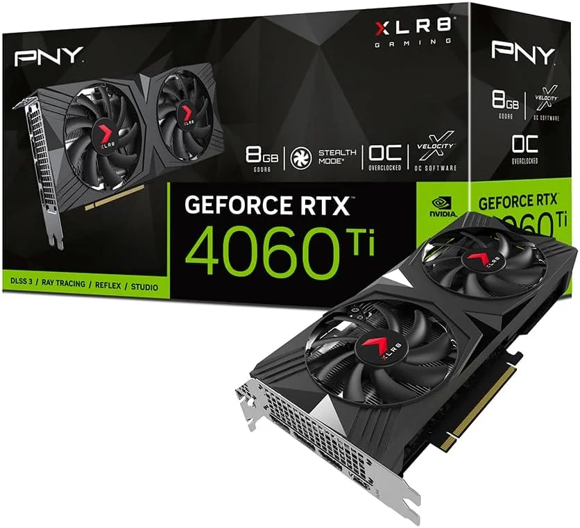 کارت گرافیک PNY GEFORCE RTX™ 4060 Ti 8GB XLR8 Gaming VERTO Triple Fan Edition DLSS 3