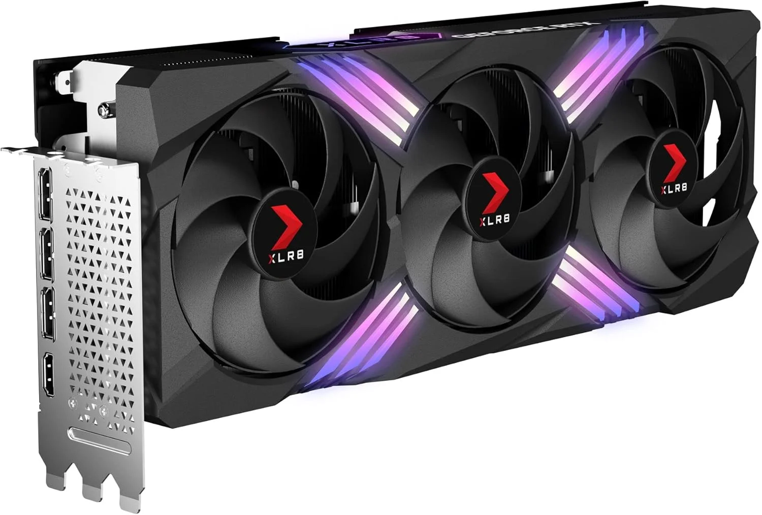 کارت گرافیک PNY GeForce RTX 4070 Ti 12GB XLR8 Gaming Verto Epic-X RGB اورکلاک شده با سه فن و DLSS 3 کارت گرافیک PNY GeForce RTX 4070 Ti 12GB XLR8 Gaming Verto Epic-X RGB اورکلاک شده با سه فن و DLSS 3