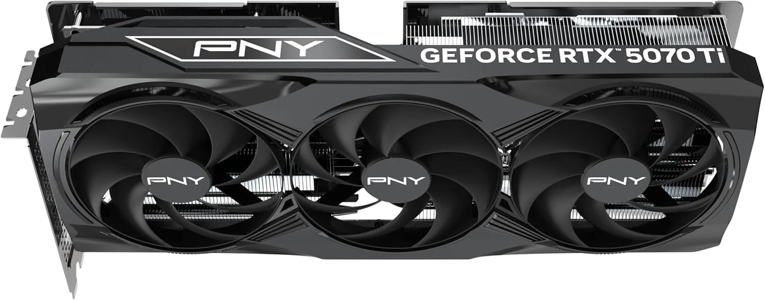 کارت گرافیک PNY GEFORCE RTX™ 5070 Ti 16GB اورکلاک شده سه فن پلاس DLSS 4 کارت گرافیک PNY GEFORCE RTX™ 5070 Ti 16GB اورکلاک شده سه فن پلاس DLSS 4