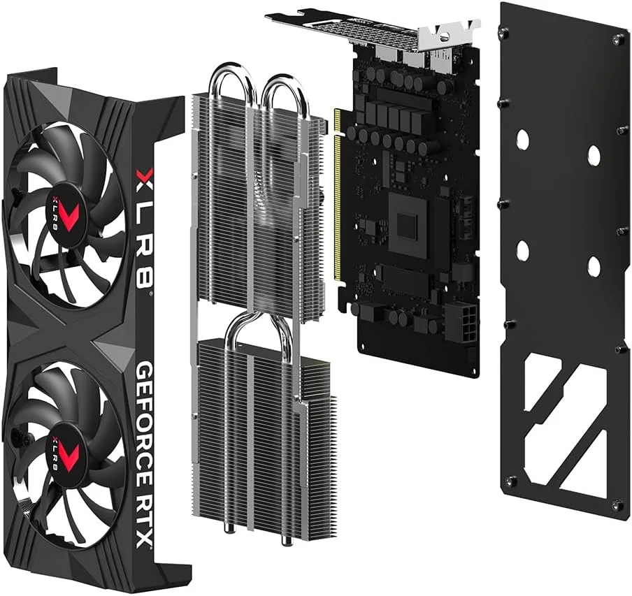 کارت گرافیک PNY GEFORCE RTX™ 4060 Ti 8GB XLR8 Gaming VERTO Triple Fan Edition DLSS 3 کارت گرافیک PNY GEFORCE RTX™ 4060 Ti 8GB XLR8 Gaming VERTO Triple Fan Edition DLSS 3