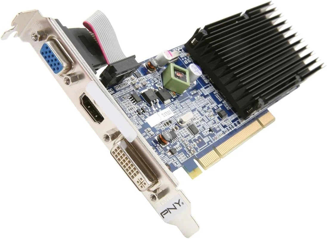 کارت گرافیک PNY GeForce 8400GS 512MB DDR3 PCI DVI+VGA+HDMI با پروفایل پایین مدل VCG84512D3SPPB