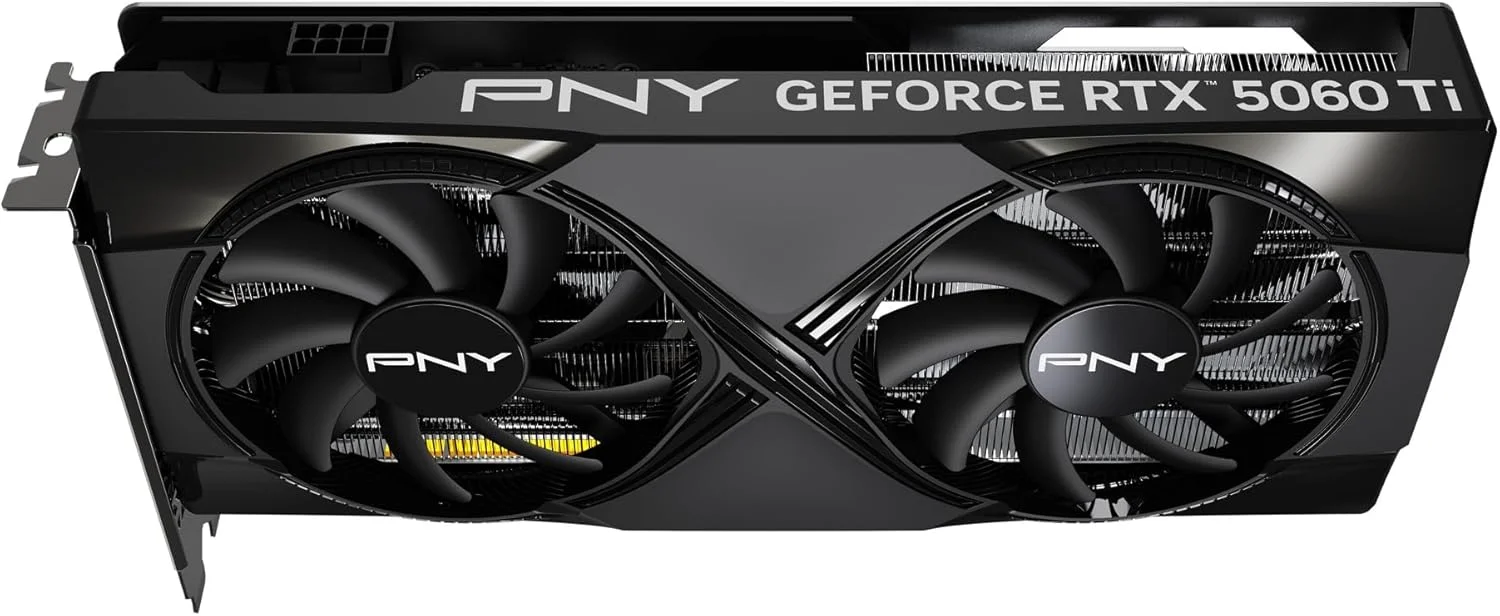 کارت گرافیک PNY GeForce RTX™ 5060 Ti 16GB اورکلاک با دو فن DLSS 4 کارت گرافیک PNY GeForce RTX™ 5060 Ti 16GB اورکلاک با دو فن DLSS 4