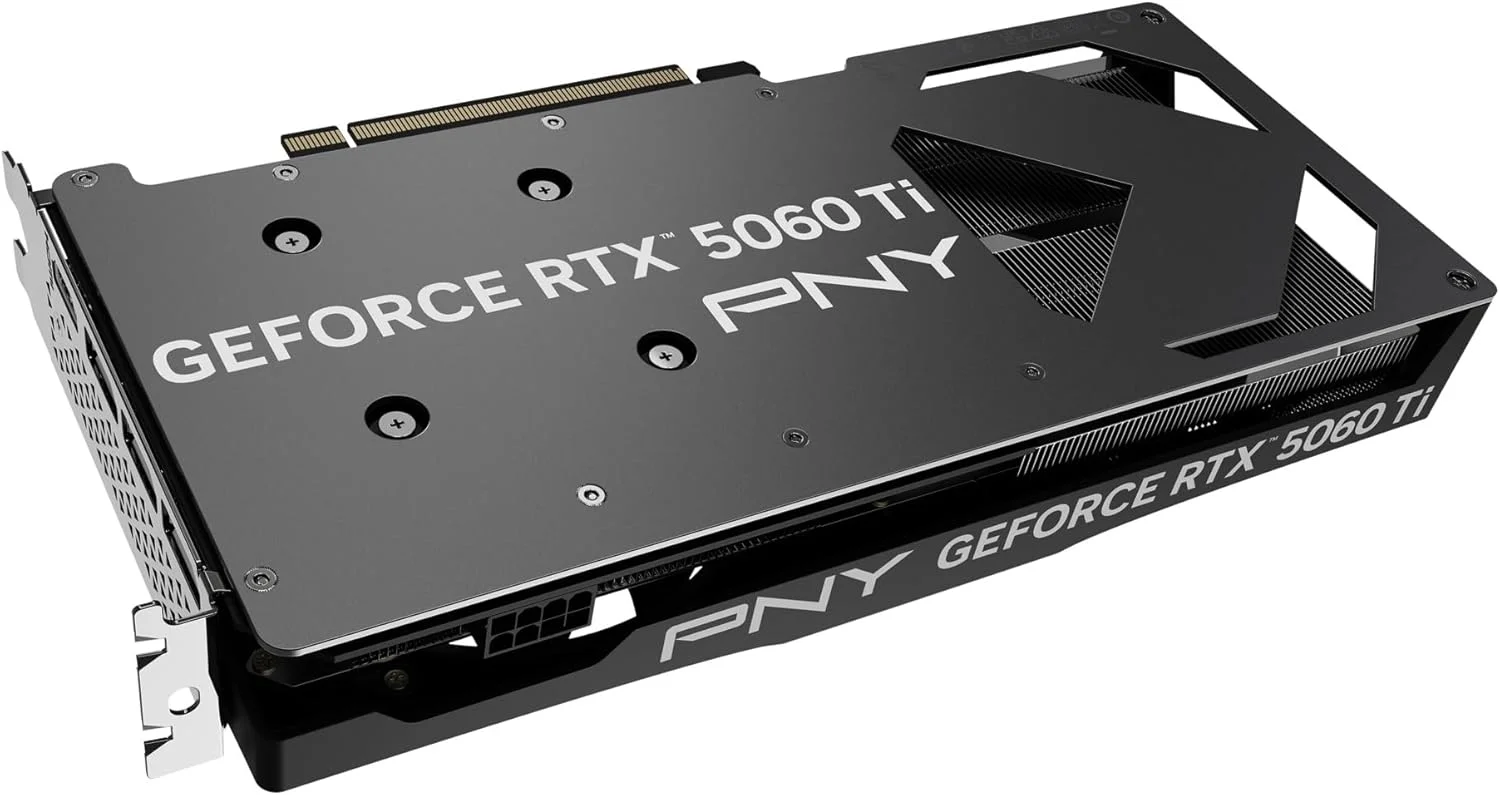 کارت گرافیک PNY GeForce RTX™ 5060 Ti 16GB اورکلاک با دو فن DLSS 4 کارت گرافیک PNY GeForce RTX™ 5060 Ti 16GB اورکلاک با دو فن DLSS 4
