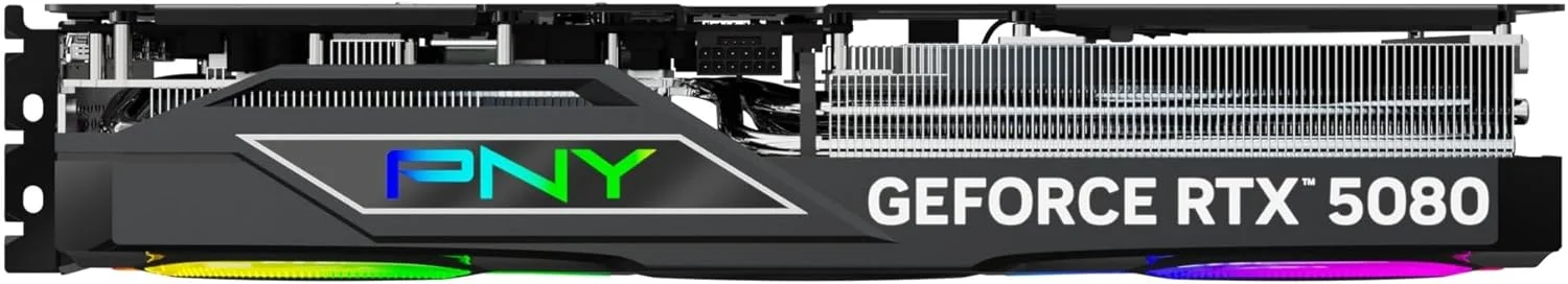 کارت گرافیک PNY GeForce RTX™ 5080 16GB ARGB OC با سه فن و DLSS 4 کارت گرافیک PNY GeForce RTX™ 5080 16GB ARGB OC با سه فن و DLSS 4