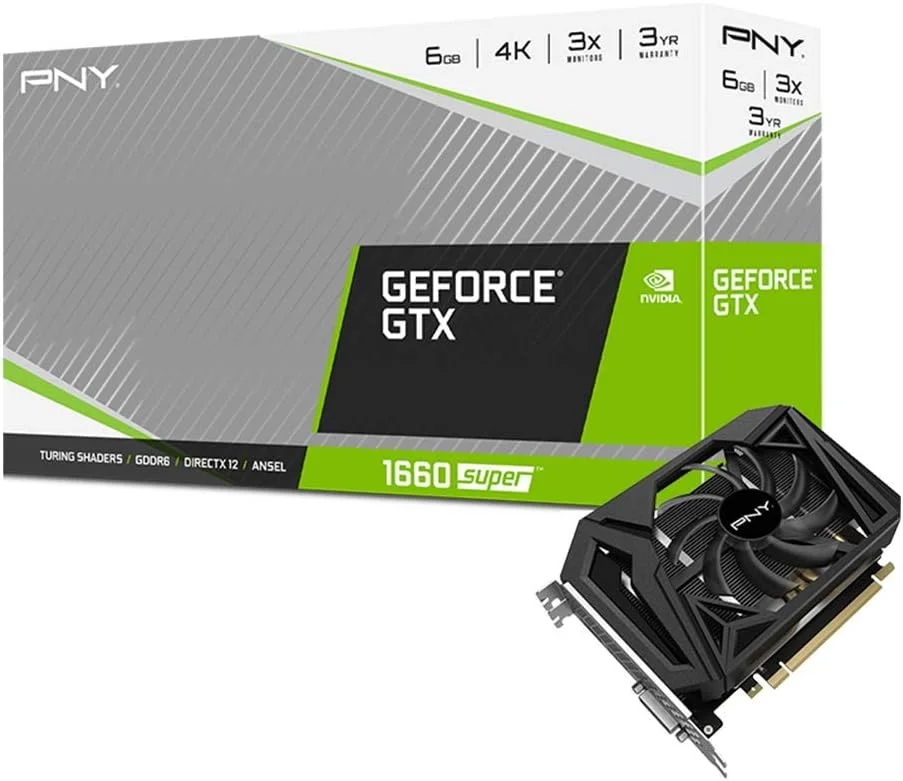 کارت گرافیک تک فن 6 گیگابایتی PNY GeForce GTX 1660 Super (VCG16606SSFPPB)