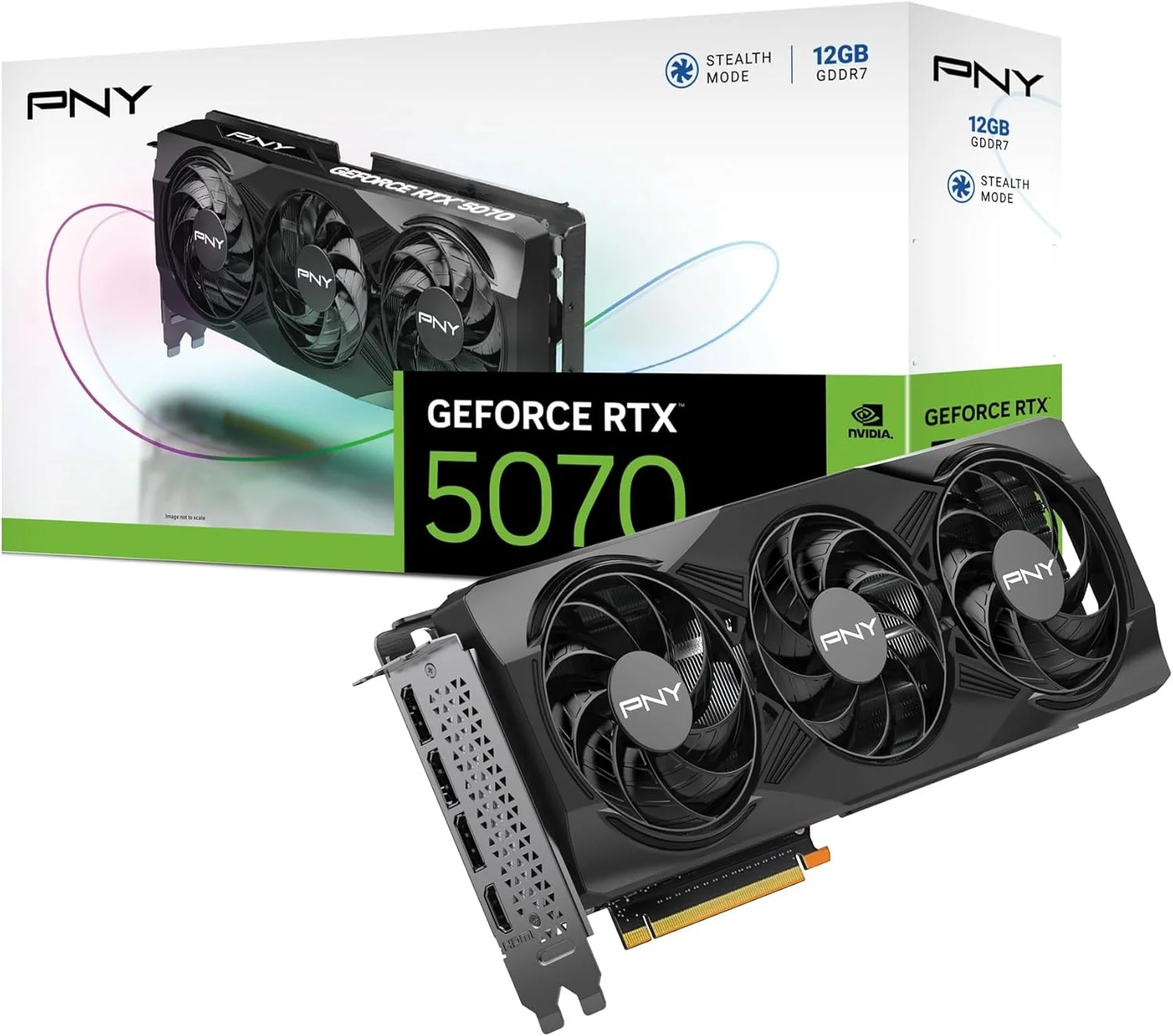 کارت گرافیک PNY GEFORCE RTX™ 5070 12GB با سه فن DLSS 4